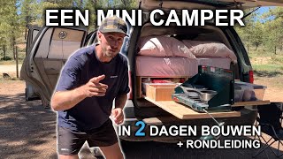 Een MINI camper bouwen in 2 dagen [upl. by Weisler530]