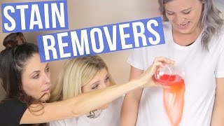 MINDBLOWING Instant Stain Removers w Mr Kate [upl. by Adihsar]