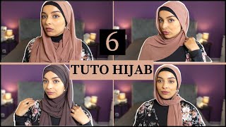 5 façons de mettre son voile  TUTO hijab easy and neck covering [upl. by Chucho]