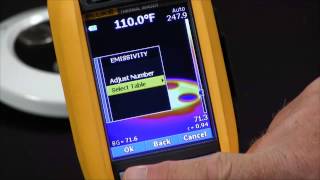 How To Set Emissivity On The Fluke Ti32 [upl. by Larcher]