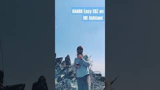 K6ARK easy EDZ antenna on Mt Ashland OR SOTA summitsontheair hamradio [upl. by Rubin]