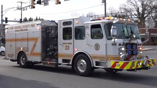 Anne Arundel County Fire Department Rescue Engine 23 Responding [upl. by Ume]