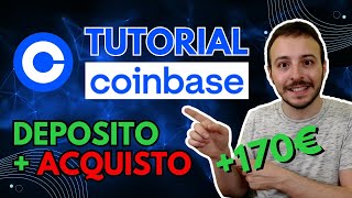 Come Depositare e Comprare Cripto su COINBASE nel 2023✅ GUIDA COMPLETA per Principianti [upl. by Whelan973]