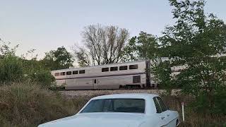 Amtrak 7 At Portage Wi On 1062024 [upl. by Darelle309]