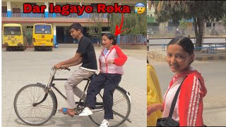 Crush li vala cycle ma ghumaudi 😍 dxnshankarkunwar2970 crush love vlog kamalghimire [upl. by Rraval305]