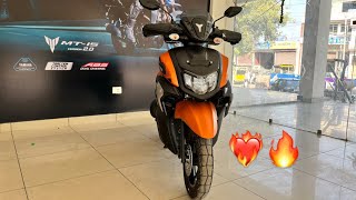 जानिए New RayZR street rally 125 fi hybrid carbon matte colour के बारे में❤️‍🔥🫡🔥🫠 [upl. by Volnak632]