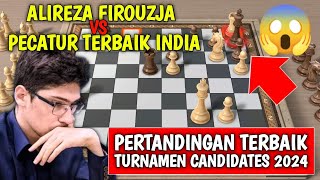 Alireza Firouzja vs Pemuncak Klasemen Fide Candidates Tournament 2024 [upl. by Bartlett203]