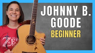 How To Play Johnny B Goode On Guitar With Only 1 Finger [upl. by Redford250]