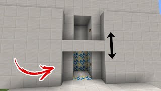 Como hacer un ELEVADOR en MINECRAFT [upl. by Warrick]