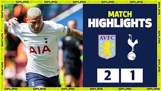 ASTON VILLA 21 SPURS  HIGHLIGHTS [upl. by Delwin]