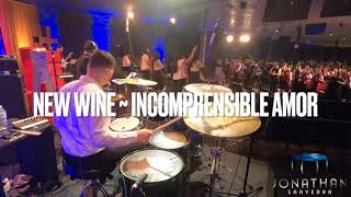 Incomprensible Amor  New Wine  Drums Live Usar 🎧 [upl. by Malinowski817]