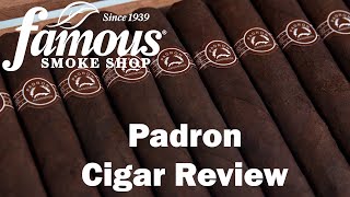 Padron Cigars Review  Famous Smoke Shop [upl. by Aicinat]