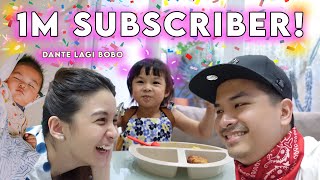 Nastusha’s MEAL TIME  MERAYAKAN 1JT SUBSCRIBER ALINSKIE FAMILY [upl. by Nohtanoj]