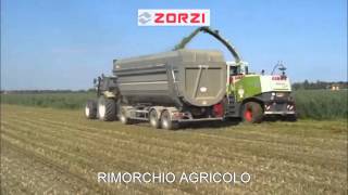 Rimorchio agricolo ribaltabile Zorzi [upl. by Anelem]