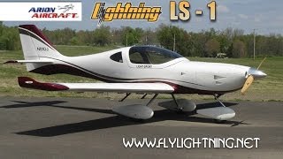 Lightning LS 1 Arion Lightning LS1 light sport aircraft review Part 1 [upl. by Roon305]