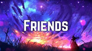 Marshmello amp AnneMarie  Friends Clean Lyrics [upl. by Leontine609]