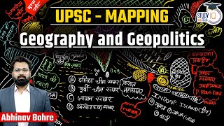 UPSC Mapping of INDIA  Mapping with Geography and Geopolitics  StudyIQ IAS Hindi [upl. by Ialocin]