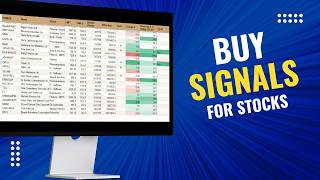 Build Your Own Screener✅ Moving Averages amp Volume in Google Sheet [upl. by Eekorehc]