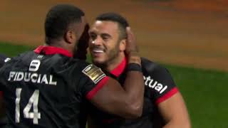 TOP 14  Essai de Matthis LEBEL ST  Stade Toulousain  LOU Rugby [upl. by Aiotal255]