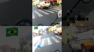 MOTOVLOG SHOST a polícia aí quaser passei 😬 julho de 2024🇧🇷🏍💨 [upl. by Garnet]