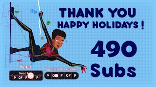 Miles Morales  Spider man  360 after effects rig  Seasons greetings and a big thank you [upl. by Eiramnerual]