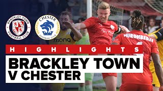 HIGHLIGHTS Brackley Town 31 Chester  Saturday 13th April 2024 [upl. by Fraya]