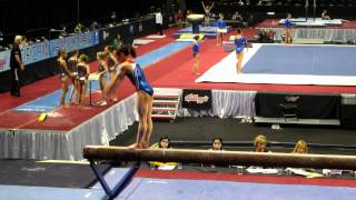 Katelyn Ohashi  Balance Beam  2012 Kelloggs Pacific Rim Championships Podium Training [upl. by Nnayd535]