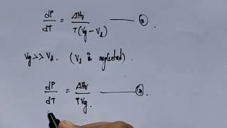 ClausiusClapeyron Equation  Thermodynamics [upl. by Labinnah]