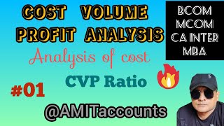 Cost volume profit analysis  CVP Analysis  Break Even Analysis  Formula  Management Accounting [upl. by Hedley]