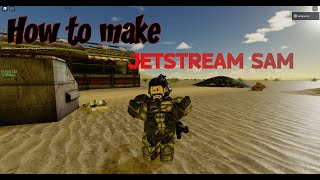 How to make Jetsream Sam in Roblox Roblox Cosplay [upl. by Irik961]