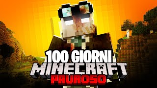 Gioco per 100 GIORNI su MINECRAFT PAUROSO Ep 1 [upl. by Ibur]