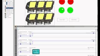 Mode simulation sous Codesys supervision Mât déclairage [upl. by Ahsenrac]