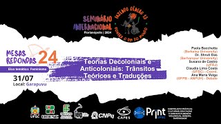 Mesa Redonda  Teorias decoloniais e anticoloniais [upl. by Kelwin]