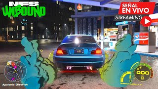 Saltos y Fugas Nocturnas en Lakeshore City con el 🆚 quotBMW M3 E46quot Need For Speed Unbound [upl. by Furtek]