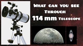 What can you see through 114 mm Telescope [upl. by Blas]