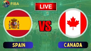 Canada vs Spain live  Spain vs Canada  Int Friendly Games Basketball Tournament 2023 live [upl. by Artemas788]