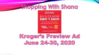 HOT Kroger Ad Preview for 624630  NEW Buy 5 or More Save 1 Each MEGA SALE [upl. by Glynias]