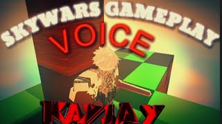 Roblox Skywars Gameplay WITH VOICE [upl. by Dumm]