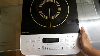 Philips HD  492801 Induction Cooktop Unboxing Review amp Demo in Hindi [upl. by Peers465]