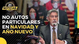 EN VIVO Coronavirus en Perú No vehículos privados en Navidad y Año Nuevo [upl. by Ellednahc]