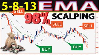 🔴 5813 EMA quotSCALPINGquot FULL TUTORIAL for Beginners  One of The Best Absolute Methods for Trading [upl. by Oderf370]