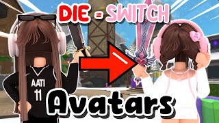 Everytime I DIE I SWITCH AVATARS ✨  Roblox MM2 ⭐ [upl. by Nimra]