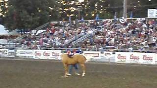 Keith Isley Rodeo clown quotextraordinairequot at Kitsap County Fair amp Stampede 82810 [upl. by Gerty]