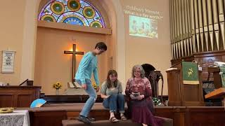 081124 Albion First Baptist Church Sunday Worship Service with Rev Marsha Bolton Rivers [upl. by Shaffer512]