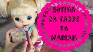 Rotina da tarde Baby Alive Mariah  Afternoon routine Baby Alive Mariah [upl. by Anaej]