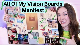 VISION BOARD SUCCESS SECRETS for Your 2024 New Year Goals  Every VISION BOARD I Make MANIFESTS [upl. by Mcclary]