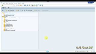 How to Enable TCODES in Easy Access amp Enable KEYS in Drop Down List  All About SAP [upl. by Roddy]