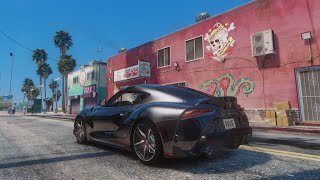 How to improve GTA 5 graphics using free ENB and NaturalVision Evolved Graphics Showcase [upl. by Amis]