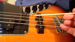 Removing the Active Boost Circuit from a Squier Jaguar Bass [upl. by Ahsiele]