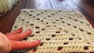 crochet filet blanket or squares [upl. by Belden]